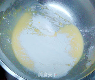 花落满江戚风蛋糕的做法步骤:7