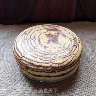 斑马纹戚风蛋糕的做法步骤：14