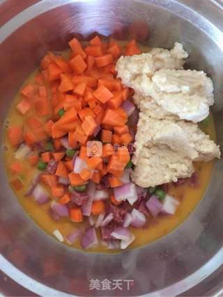 健康早餐—豆渣饼的做法步骤:4