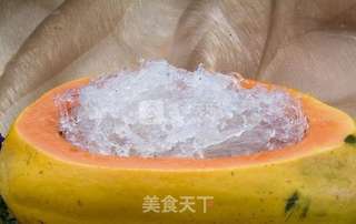 木瓜燕窝的做法步骤:3