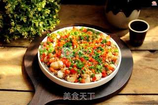 蒜蓉粉丝蒸龙利鱼的做法步骤:12