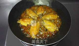 海鲜酱油烧鸡翅的做法步骤:8