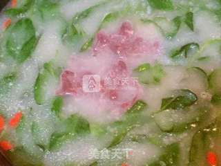 粥底枸杞叶猪肝汤的做法步骤:11