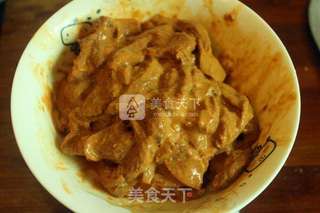 蔬三鲜爆炒鸭胸的做法步骤:4