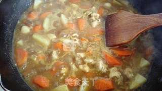 鸡肉咖喱饭的做法步骤:14