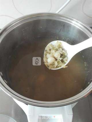 绿豆百合莲子汤的做法步骤:4