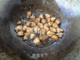 秋葵炒鸡丁的做法步骤:9