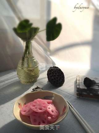 胭脂红藕的做法步骤:11