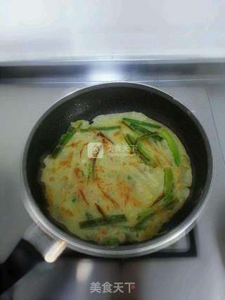 韩式香葱金针菇饼的做法步骤:8