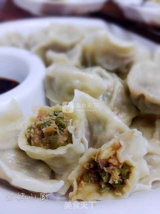 猪肉豇豆馅水饺的做法步骤:15