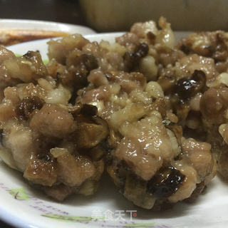 蒸肉圆的做法步骤:7