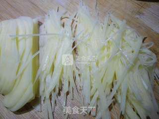 青椒土豆丝的做法步骤:4
