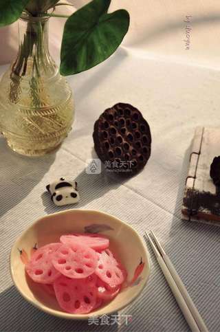 胭脂红藕的做法步骤:12