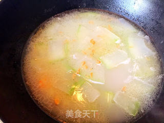 冬瓜虾仁汤的做法步骤:6