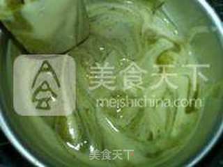 抹茶大理石戚风蛋糕的做法步骤:19
