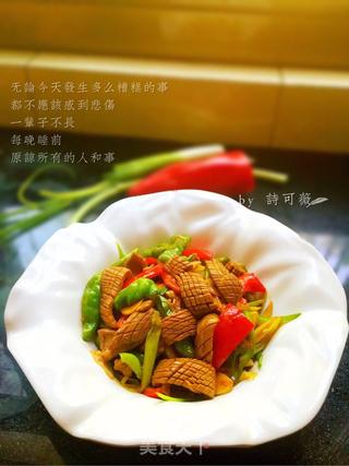 爆炒腰花的做法步骤:13