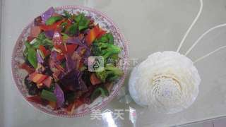 宝贝爱“炒什锦”的做法步骤:4