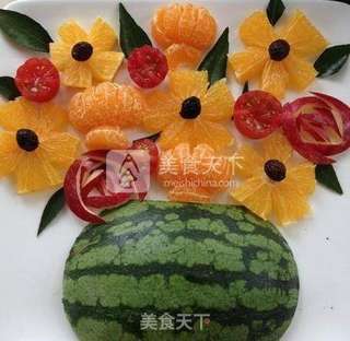 水果盘的做法步骤:8