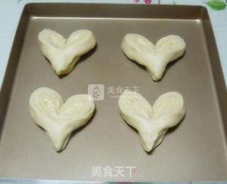 心形椰蓉包的做法步骤:9