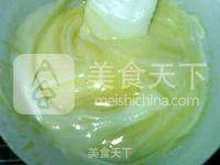 抹茶大理石戚风蛋糕的做法步骤:12