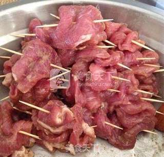 牙签肉的做法步骤:5