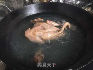 阿胶乳鸽养生汤的做法步骤:3