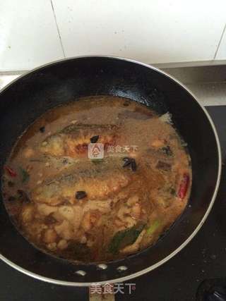 鱼炖肉的做法步骤:21