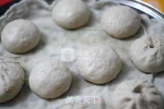 核桃花生口味的奶香馒头的做法步骤:4