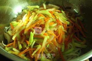 韩式辣海鲜拌凉面的做法步骤:19