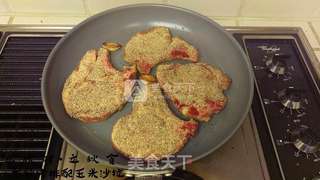 香酥猪排配玉米沙拉的做法步骤:7