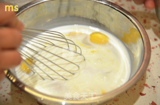 家里没有烤箱也可以做出颜值爆表的【柠香 Pancake!】的做法步骤:3