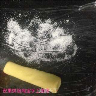香草粗糖曲奇的做法步骤:9