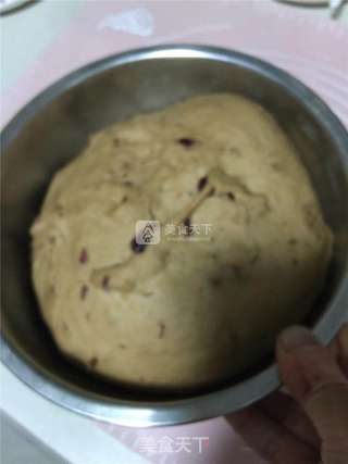 红糖葡萄干软欧包的做法步骤:4
