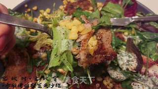 香酥猪排配玉米沙拉的做法步骤:14