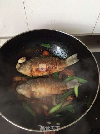 鱼炖肉的做法步骤:16