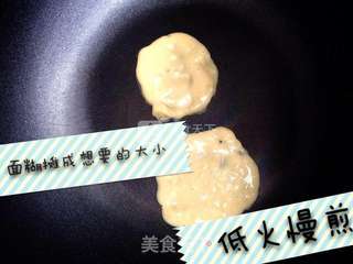 宝宝香蕉蛋黄饼的做法步骤:7
