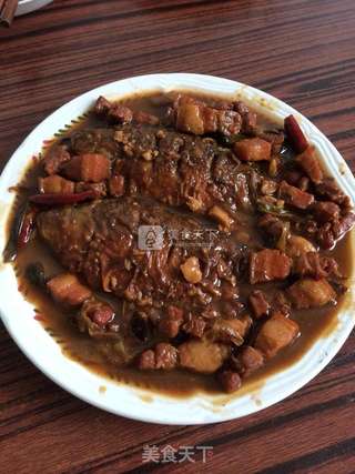 鱼炖肉的做法步骤:24