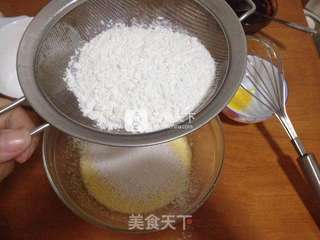 橙香戚风蛋糕的做法步骤:8