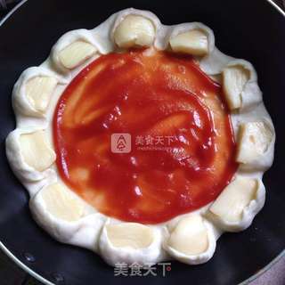 芝心海鲜披萨的做法步骤:6