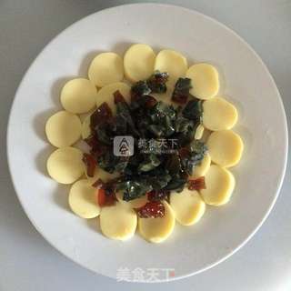 香辣皮蛋豆腐的做法步骤:6