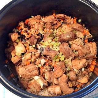 电饭煲排骨饭的做法步骤:8