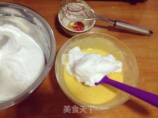 香草戚风蛋糕的做法步骤:10