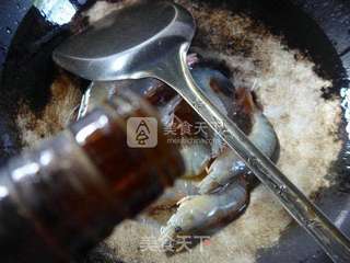 咖喱大头虾娃娃菜的做法步骤:4