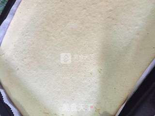 蓝莓戚风蛋糕卷的做法步骤:15