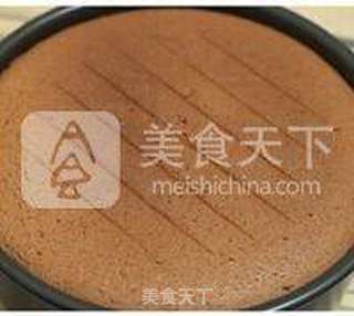 8寸咖啡戚风的做法步骤:13