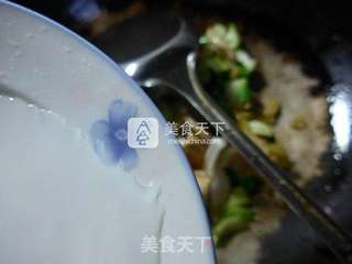 榨菜丝猪肚菇炒青菜的做法步骤：6