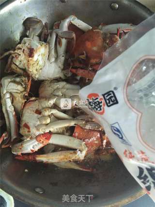 低脂香辣蟹的做法步骤:9
