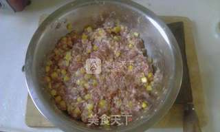 玉米猪肉小烤饼的做法步骤:4