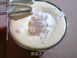 南瓜海绵蛋糕的做法步骤:6