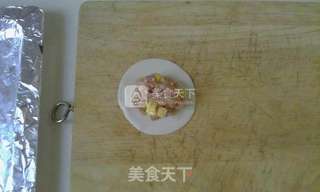 玉米猪肉小烤饼的做法步骤:5